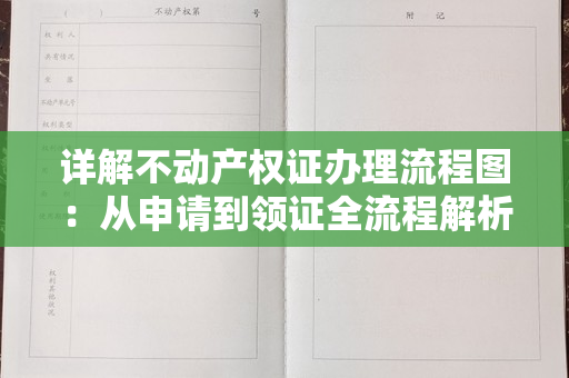 详解不动产权证办理流程图：从申请到领证全流程解析