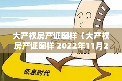 大产权房产证图样（大产权房产证图样 2022年11月27日）