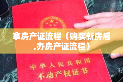 拿房产证流程（购买新房后,办房产证流程）